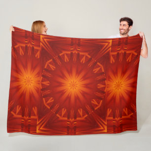 Boheemse Vuurbloemen 261 Fleece Deken