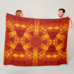 Boheemse Vuurbloemen 57 Fleece Deken