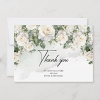 Boheemse witte rozen eucalyptus groen en goud