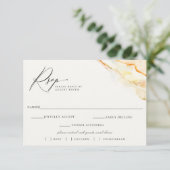 Boheemse woestijn bruiloft RSVP Maaltijd keuze (Staand voorkant)