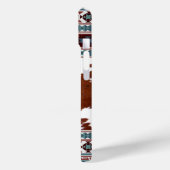 Boheemse Zuid-Westerne Koeienhuid Cowgirl Stijl Case-Mate iPhone Case (Achterkant / Links)