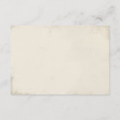 Bohemain Trouwinformatie Kaart Peacock Feather (Achterkant)