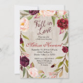 Bohème Bohème Floral Wreath Invitation (Devant)