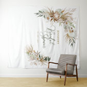 Bohème Bohème Wedding shower Décor Tapisserie (En situation (horizontale))