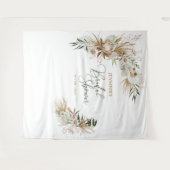 Bohème Bohème Wedding shower Décor Tapisserie (Devant (Horizontal))