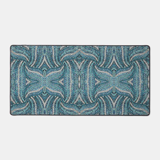 bohème chic gris argenté bleu turquoise (Recto)