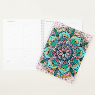 Bohème coloré aquarelle Floral Mandala