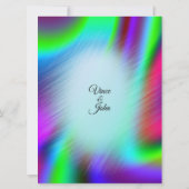 Bohème Conception Mariage Invitations (Dos)