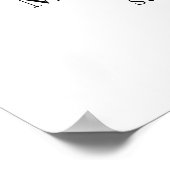 Bohème Floral Vache Crâne Mariage Affiche de bienv (Coin)