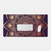 Bohème foncé violet pêche Mandala (Clavier et souris)