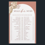 Bohême préférerait elle nuptiale de jeu de douche<br><div class="desc">Conçu pour se coordonner avec notre collection Boho Terracotta Pampas Grass, ce style bohème lui semble plutôt nuptiale avec l'arche tendance et populaire dans les tons terre cuite. Pour une personnalisation plus avancée de cette conception, par exemple la modification de la disposition, de la police ou de la taille du...</div>