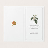 Bohème Rustique Invitation Plante de café d'hiver (Outside Unfolded)