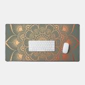 Bohème Sage Green Peach Mandala (Clavier et souris)