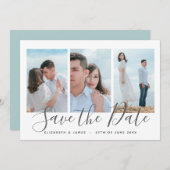 Bohème Sauvez La Date Plage Mariage Invitation (Devant / Derrière)
