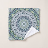 Bohème Shabby Chic Mandala Dot Art Design (Gant de toilette)
