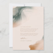 Bohème Soft Natural Photo Arche Carte de remerciem (Dos)