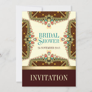 Bohême Stars Invitation de douche nuptiale