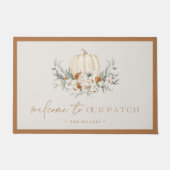 BOHEME Terracotta Welkom bij onze Patch Pumpkin Deurmat (Voorkant)