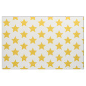 Bohème Tissu Moderne Boho Yellow Gold Star Blanc (Fat Quarter)