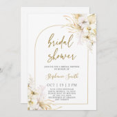 Bohême Tropics Invitation à la douche nuptiale (Devant / Derrière)