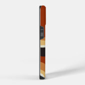  Bohemen Abstracte 70s Art Groovy Monogram iPhone Hoesje (Rechterkant)