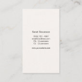 Bohemen  Butterfly Wing Natuur Visitekaartje (Achterkant)