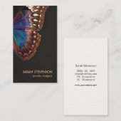 Bohemen  Butterfly Wing Natuur Visitekaartje (Voorkant / Achterkant)