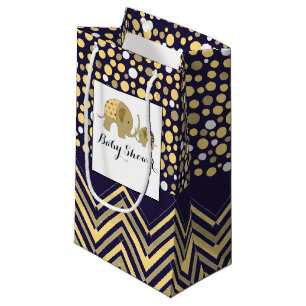 Bohemen Elephant en Chevron Baby shower Klein Cadeauzakje