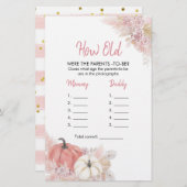 Bohemen Herfst in Love Pumpkin How Old Ouders (Voorkant / Achterkant)