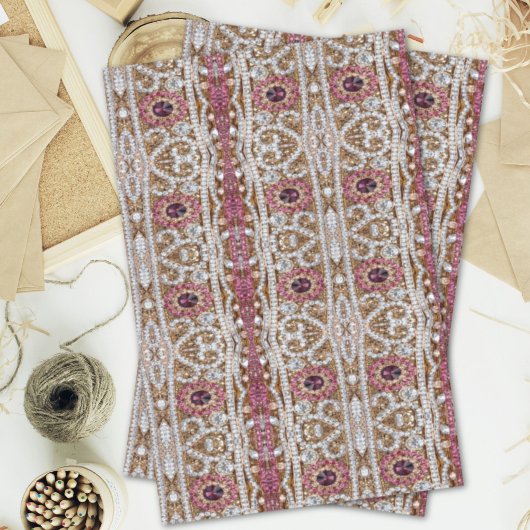 bohemen kunstdeco mode rode bogundy tissuepapier