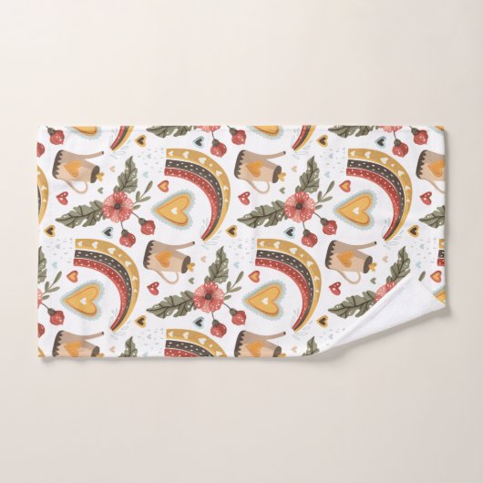 Bohemen - Liefde- en Rainbows Bad Handdoek (Handdoek)