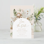 Bohemen pampasgras Sla de datum op Kaart (Staand voorkant)