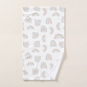 Bohemen regenboogpatroonbadhanddoekset bad handdoek (Handdoek)