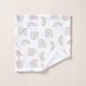 Bohemen regenboogpatroonbadhanddoekset bad handdoek (Wasdoekje)
