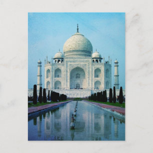 Bohemen reizen India Agra  Taj Mahal Briefkaart