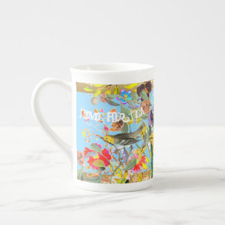 Bohemen Songbird Sky Blue Porselein Kop