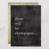 Bohemen Style New Years Cocktail Party Invitation Kaart (Voorkant / Achterkant)