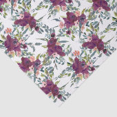 Bohemen Waterverf Small Floral Pattern Tissuepapier (Detail)