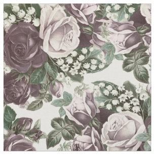 bohemen witte bruine rotsroos floral stof