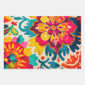 BOHEMIA 3 feuilles de beau giftwrap de style boho (Devant 3)