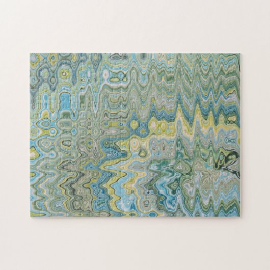 Bohemia Blue Jigzaag Puzzle Legpuzzel (Horizontaal)