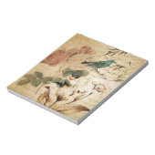 Bohemiaanse chic Paris Scripts vogel Frans botanis Notitieblok (Gedraaid)