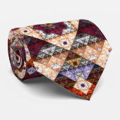 Bohemian Abstract Pattern Stropdas (Opgerold)