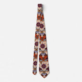 Bohemian Abstract Pattern Stropdas (Achterkant)