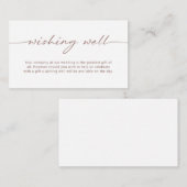 Bohemian Arch Wishing Well Enclosure Kaart (Voorkant / Achterkant)