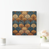 Bohemian art clock vierkante klok (Huis)