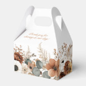 Bohemian Autumn Dried Flowers Bedankdoosjes (Achterkant)