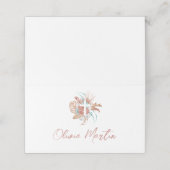 Bohemian Baptism Boho Christening Flowers (Buitenkant ongevouwen)