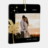 Bohemian Beach Palm Tree Ornament (Rechts)