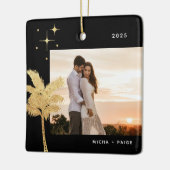 Bohemian Beach Palm Tree Ornament (Links)